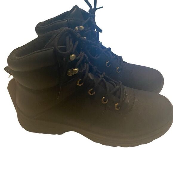 AVALANCHE‎ Men’s Low Hiker Boots Lace Up Black Size 9.5 New No Box - Picture 1 of 11